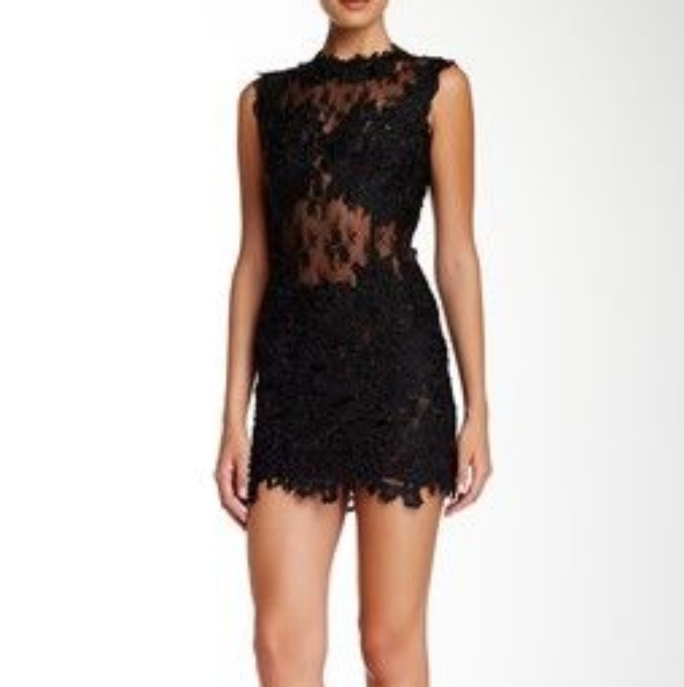 Issue New York Lace Mesh Dress